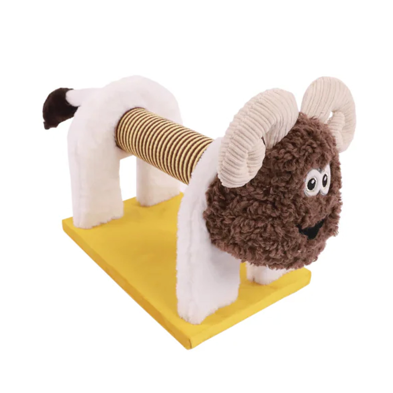 اسکرچر عروسکی گربه طرح قوچ ام پتس M-Pets MASCARADE Cat Scratcher Ram