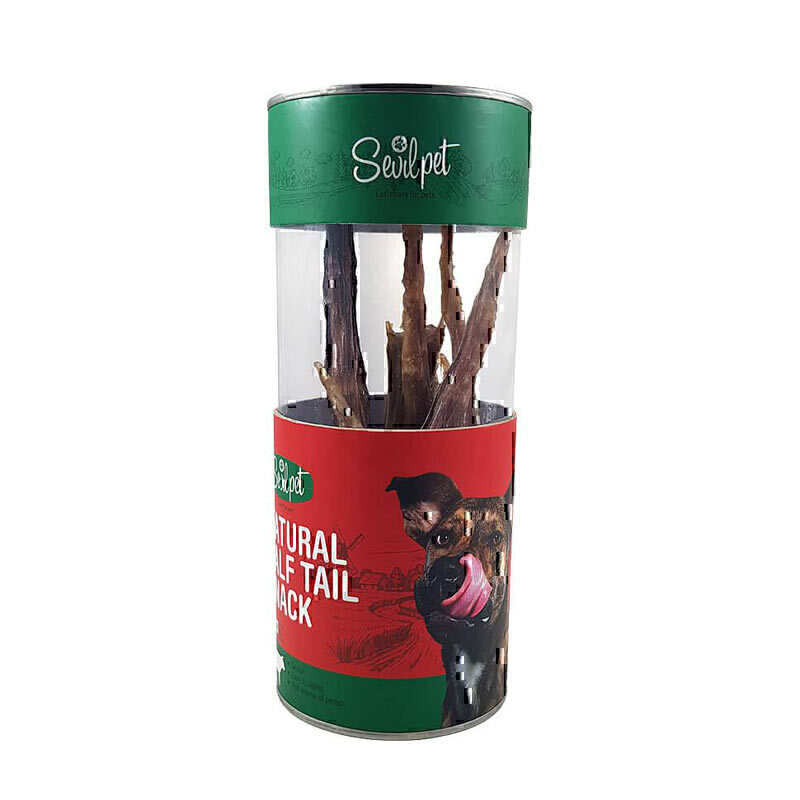 تشویقی دُم گوساله سگ سویل پت Sevil Pet Cattle Tendon Dog Snack