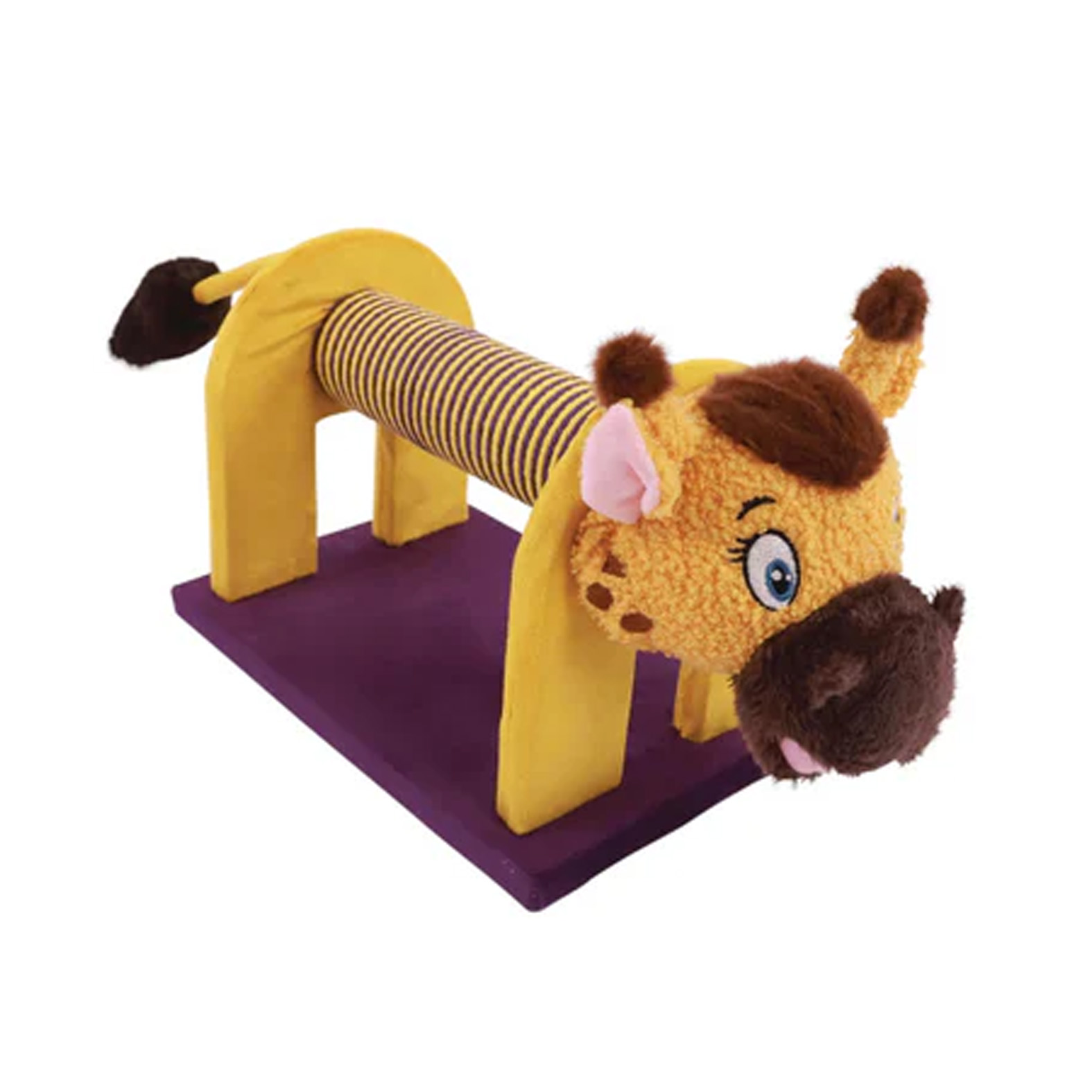 اسکرچر عروسکی گربه طرح زرافه ام پتس M-Pets MASCARADE Cat Scratcher Giraffe